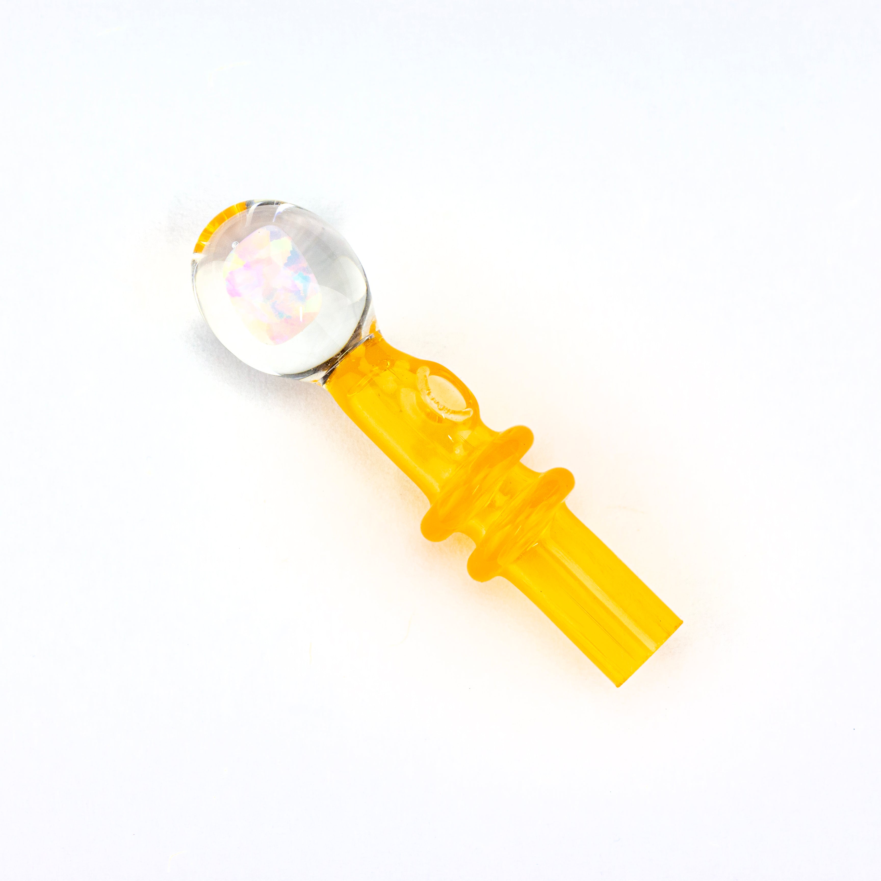 Lid Glass Tangie Peak Pro Opal Joystick Cap #LID08 - Planet Caravan